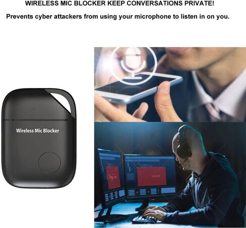 Honwally Wireless Microphone Blocker - Mic Privacy Protector for iPhone, Android Smart Phone, Tablet, Laptop, Audio Blocker for Data Security in Kuwait