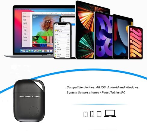 Honwally Wireless Microphone Blocker - Mic Privacy Protector for iPhone, Android Smart Phone, Tablet, Laptop, Audio Blocker for Data Security in Kuwait