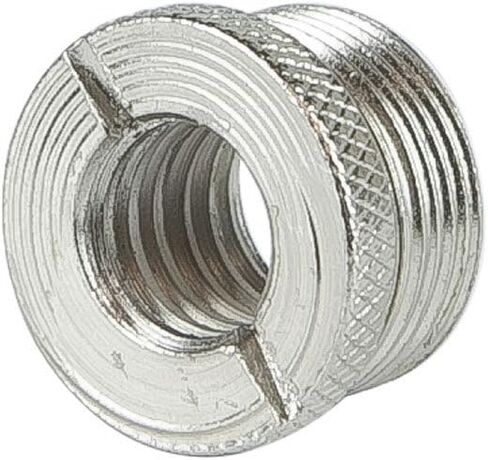 Monoprice 602000 Screw Thread Adapter for Microphone Stand (5/8 Male to 3/8 Female), Silver in Saudi Arabia
