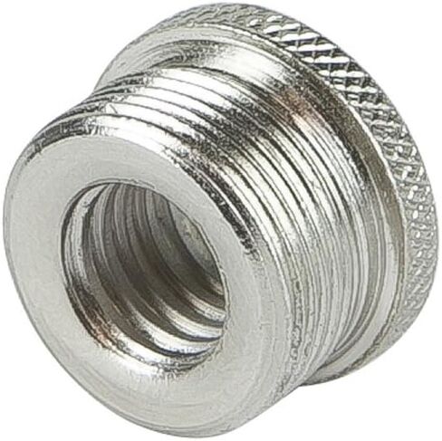 Monoprice 602000 Screw Thread Adapter for Microphone Stand (5/8 Male to 3/8 Female), Silver in Saudi Arabia