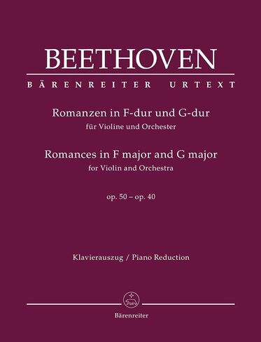 Beethoven: Romances in G Major, Op. 40 & F Major, Op. 50 (Solo Part with Piano Reduction) in Saudi Arabia