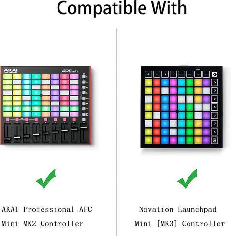 XANAD Hard Case for Novation Launchpad Pro MK3 or AKAI Professional APC Mini MK2 Controller - with Small Storage Accessories Bag in Saudi Arabia