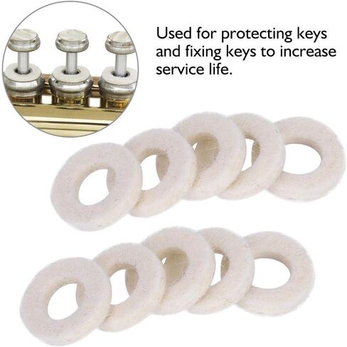 Trumpet Valve Felt Pads Trumpet Felt Pads Felt Washers Trumpet Accessory Performance Accessory in Saudi Arabia