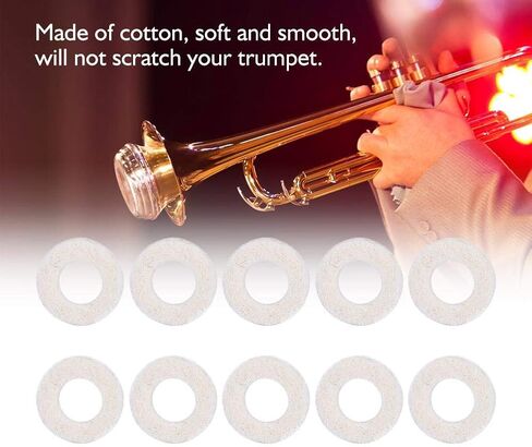 Trumpet Valve Felt Pads Trumpet Felt Pads Felt Washers Trumpet Accessory Performance Accessory in Saudi Arabia