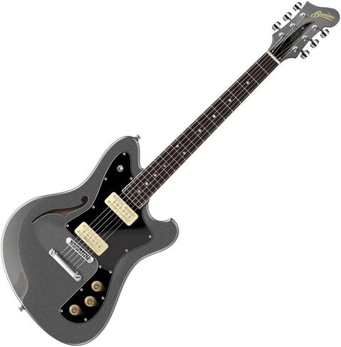 Baum Guitars Conquer 59' Limited Series Electric Guitar W/Hardshell case, Dark Moon in Saudi Arabia
