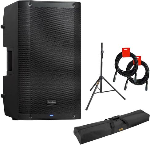 PreSonus AIR12 2-Way Active Sound-Reinforcement Loudspeaker (Single) Bundle with Auray 51" Speaker Stand Bag, Auray Steel Speaker Stand, and XLR-XLR Cable in Saudi Arabia