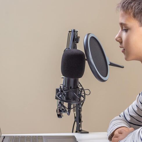 Microphone Cover Thick Mic Cover Colorful Foam Microphone Windscreen Reusable Microphone Covers Suitable for Karaoke DJ, Conference Room, Stage Performance(5PCS) in Kuwait