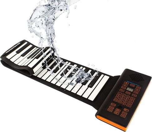 Hami Roll Up Piano Portable Electronic Piano for Beginners,49 Keys Flexible Foldable Roll Up Educational Electronic Digital Music Piano Keyboard with Recording in Saudi Arabia