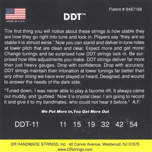 خيوط جيتار كهربائية من دي ار سترينجز DDT-11 in Saudi Arabia