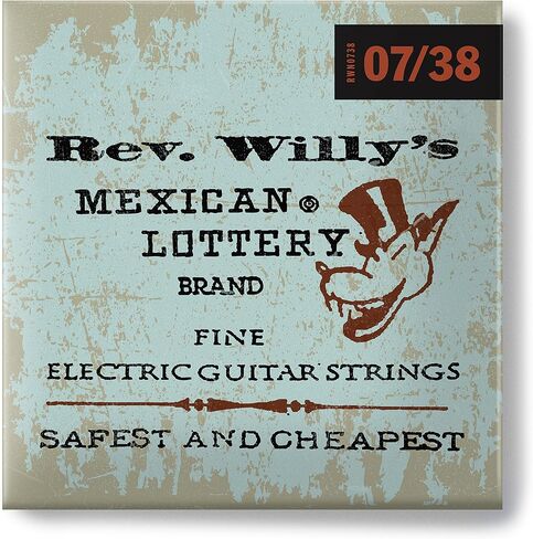 Dunlop RWN0738 Reverend Willy Electric Guitar Strings - Extra Light in Saudi Arabia