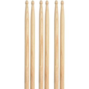 3 Pairs Drum Sticks, Winspeed 5A Classic Maple Wood Tip Drumsticks for Students and Beginners Musical Musical Instrument Percussion Accessories