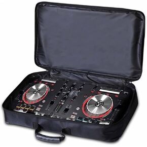 شنطة حمل مبطنة من اتش اف اي ان جي اف لاجهزة التحكم الصغيرة، شنطة تحكم دي جيه للكيبورد، الدواسات، اجهزة تحكم دي جيه مع احزمة كتف، 23.6 انش × 12.9 انش × 3.9 انش، اسود in Kuwait