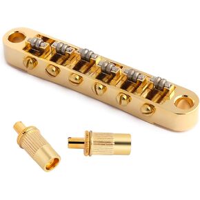Holmer Tune-O-Matic Style Guitar Bridge Roller Saddles 6 String Black Plated Compatible with LP Les Paul SG Style Electric Guitar Parts Replacement. in Kuwait