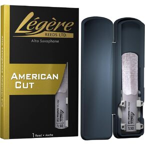 Légère Reeds - Alto Saxophone Reed, American Cut, Strength 1.50 (ASA1.50) - Premium Synthetic Woodwind Reed