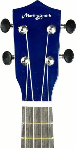 Martin Smith 21 Inch Soprano Ukulele Starter Kit - Blue, With Tuner, Bag, Plecs, Strap and 2 Months of Lessons in Kuwait