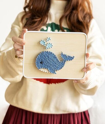 BAZIMA DIY String Art Kit for Beginner, DIY Whale Craft Kit,Unique Gift,Craft Kit for Holidays in Saudi Arabia