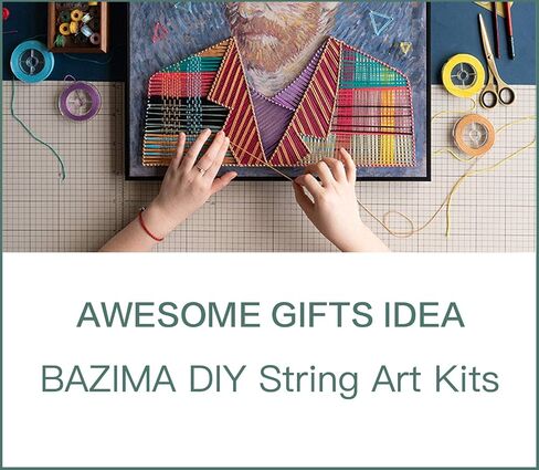 BAZIMA DIY String Art Kit for Beginner, DIY Whale Craft Kit,Unique Gift,Craft Kit for Holidays in Saudi Arabia