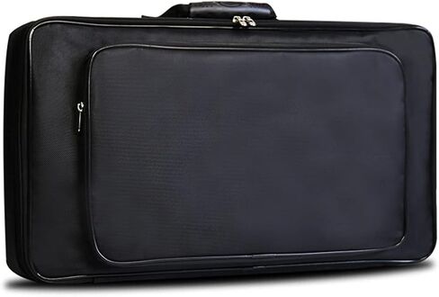 شنطة حمل مبطنة من اتش اف اي ان جي اف لاجهزة التحكم الصغيرة، شنطة تحكم دي جيه للكيبورد، الدواسات، اجهزة تحكم دي جيه مع احزمة كتف، 23.6 انش × 12.9 انش × 3.9 انش، اسود in Kuwait