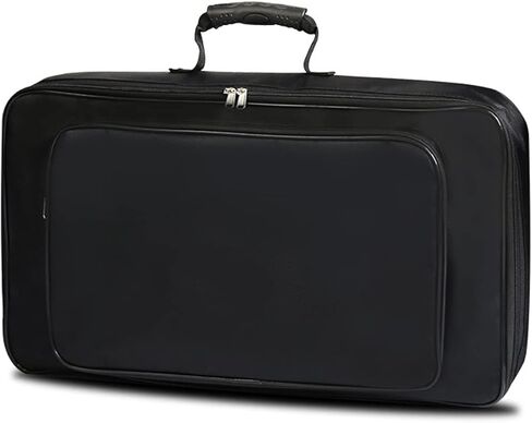 شنطة حمل مبطنة من اتش اف اي ان جي اف لاجهزة التحكم الصغيرة، شنطة تحكم دي جيه للكيبورد، الدواسات، اجهزة تحكم دي جيه مع احزمة كتف، 23.6 انش × 12.9 انش × 3.9 انش، اسود in Kuwait