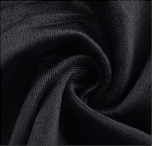 غطاء بيانو كبير مقاوم للغبار من ESYUEL غطاء واقٍ للبيانو الكبير للأطفال قابل للغسل مع غطاء بيانو مثلث كامل مخملي مقاس 70.87 بوصة × 59 بوصة × 18.9 بوصة (أسود-M) in Kuwait