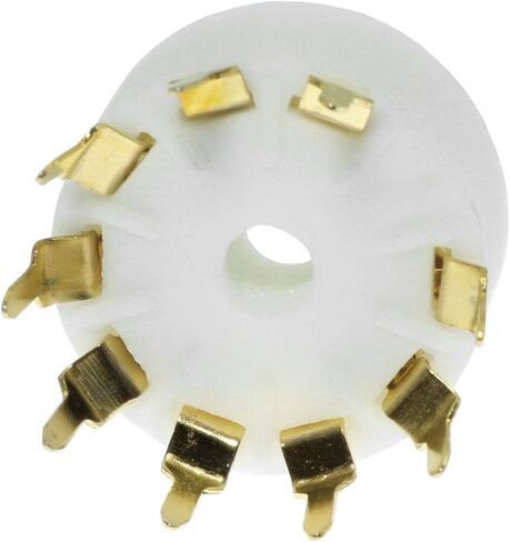 ماجيك اند شيل 4 قطع B9A السيراميك 9 دبابيس مقبس انبوب PCB ذهبي لـ 12AX7/ECC83/6922/6n11 in Kuwait