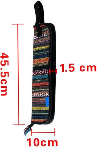 Drum stick bag, Chazcool Drum Stick Holder, Portable Drum Stick Case Hanging Bag Exotic Style Percussion Accessories Drumsticks Carrying Handbag with Handle For Drumsticks in Saudi Arabia