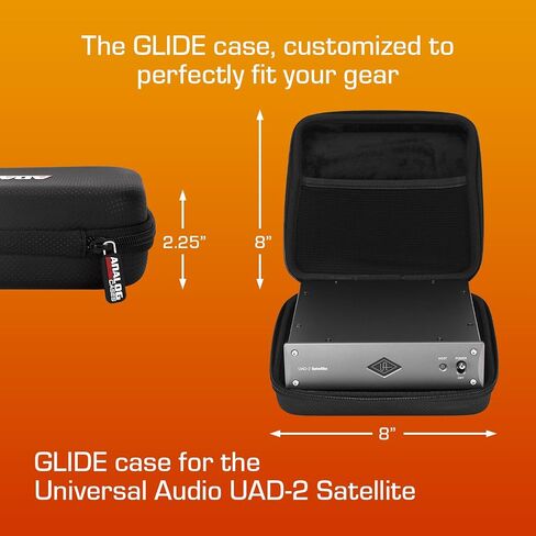 ANALOG CASES Universal Audio UAD-2 Satellite Case - Custom-Fitted Compact GLIDE Case for Travel in Saudi Arabia
