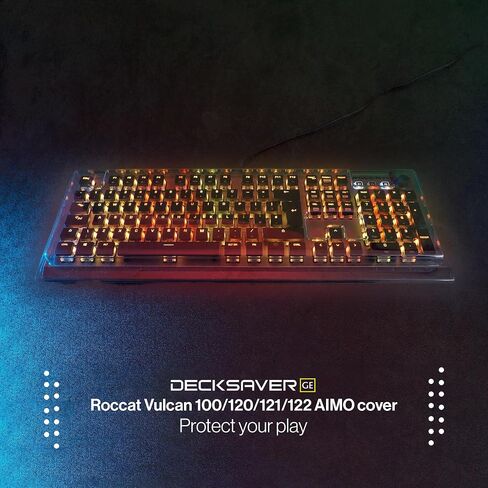 Decksaver GE Keyboard Cover Compatible with Razer BlackWidow V3 Black, BlackWidow V3 Quartz, BlackWidow V3 Halo, Clear Smoke in Saudi Arabia