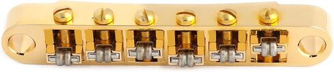 Holmer Tune-O-Matic Style Guitar Bridge Roller Saddles 6 String Black Plated Compatible with LP Les Paul SG Style Electric Guitar Parts Replacement. in Kuwait