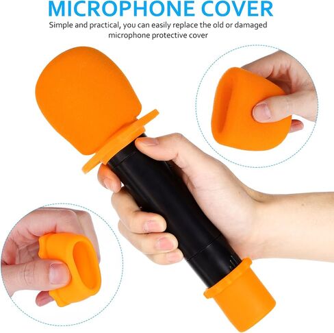 Dual Mic Bag:Wireless Handheld Microphone Case Portable Microphone Storage Bag,with EVA Hard Shell Exterior&Sponge Padded Interior,Case Only in Saudi Arabia