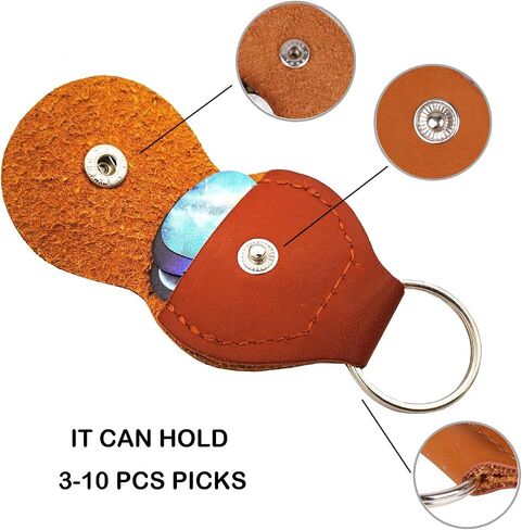 Unique Guitar Picks 12 Medium Gauge Pack with Picks Holder and Plastic Picks Box, SUNLP American Style Themed Guitar Cool Picks for Bass Electric Guitar Acoustic Guitar Lovers guitarists gift in Kuwait