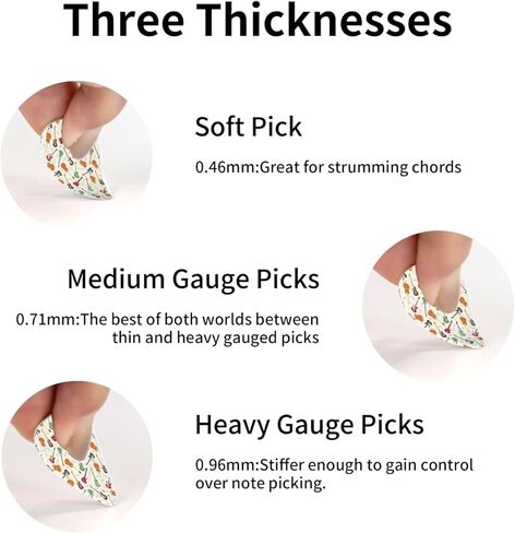 Guitar Picks Creative Guitars Mexican Pattern Bass Picks 12 Pack Thin Medium Heavy Guitar Pick For Acoustic Electric Guitars Bass Ukulele in Kuwait