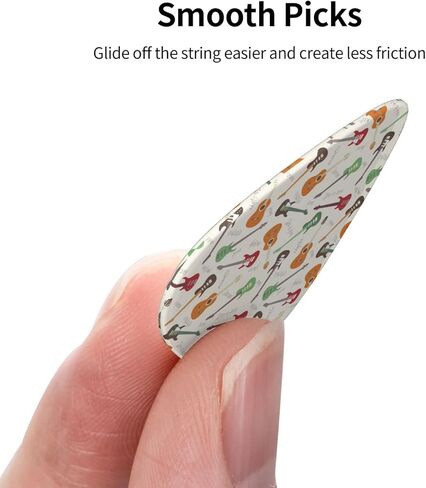 Guitar Picks Creative Guitars Mexican Pattern Bass Picks 12 Pack Thin Medium Heavy Guitar Pick For Acoustic Electric Guitars Bass Ukulele in Kuwait