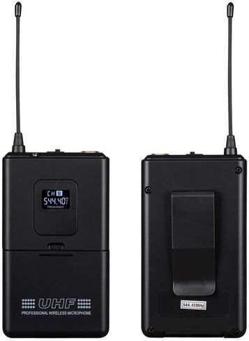 نظام ميكروفون لاسلكي بتردد بي 8 قنوات UHF 4 ميكروفون محمول باليد 4 سماعات راس 4 لافالير بودي باك 4 ميكروفون طية صدر السترة نظام كاريوكي صوتي احترافي للتحدث في الكنيسة والمؤتمرات وحفلات الزفاف - in Kuwait