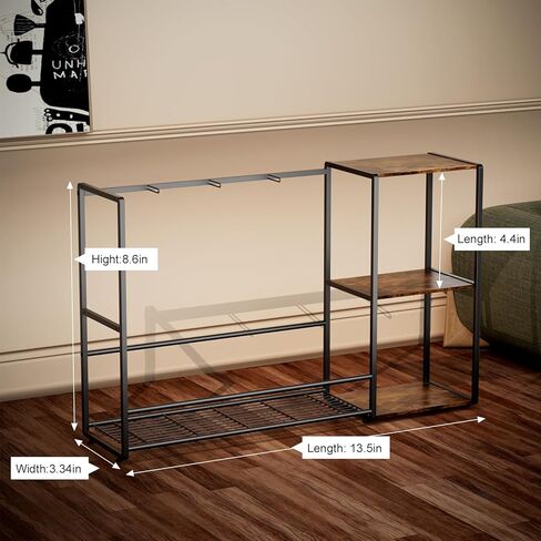 HOYRR Guitar Rack,Electric Guitar Stand,Guitar Stand Multiple Guitars,Multiple Guitar Stand,Guitar Rack with 3 Layers of Dividers,For Guitar Amplifier and Guitar Storage.(Size 53X14X33 in) in Kuwait