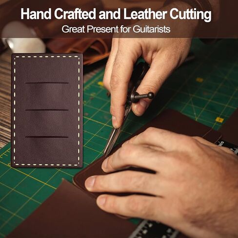 حامل جدار جيتار ميراتينو مع خطافين مطاطيين قابلين للتدوير، شماعة حائط خشبية للجيتار مع رف تخزين وحامل اختيار جلدي، حامل جيتار مثبت على الحائط للجيتار الكهربائي الصوتي، القيثارة، الجهير in Kuwait