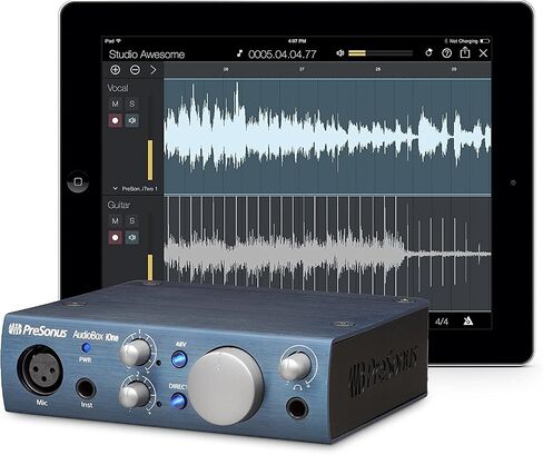 PreSonus AudioBox iTwo 2x2 Audio Recording Interface for USB/iPad and iOS Devices Studio Bundle with Studio One Artist Software Pack M7 & HD7 Headphones and Mic Stand in Saudi Arabia