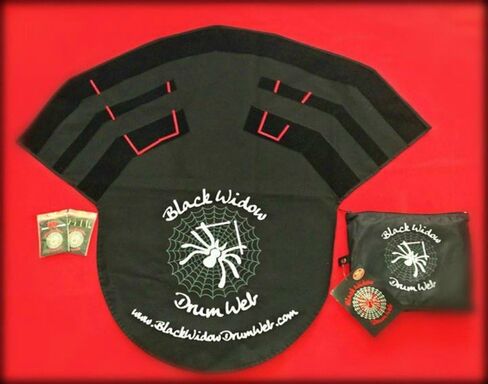 Black Widow Drum Web Anchoring Drum Mat, The Ultimate Drum Mat in Saudi Arabia