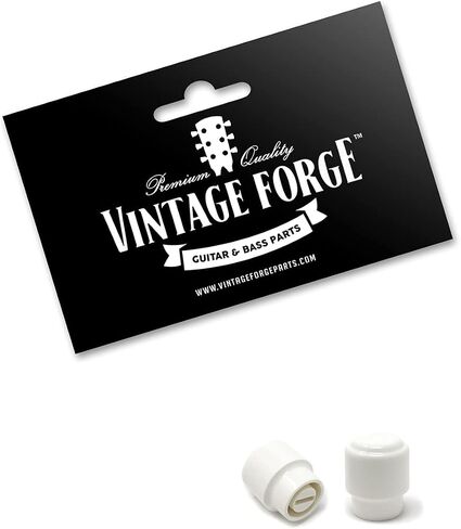 Vintage Forge White Barrel Switch Tips for Fender Telecaster Electric Guitar (2-Pack) TST10-WHT in Saudi Arabia