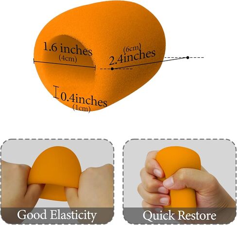 جيكريا مصد رياح من الفوم متوافق مع سينهايزر E 935 وE 945 وE 835 وE 845-S من اجل كريتور، غطاء من الفوم المضاد للفرقع، غطاء ميكروفون وفلتر اسفنجي (برتقالي/ عبوتان) in Kuwait
