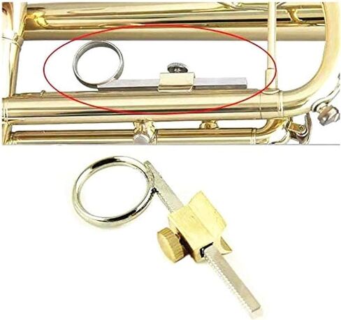 حلقة إصبع منزلق بصمام البوق من Liyafy مع قاعدة نحاسية لاستبدال ملحقات البوق in Kuwait