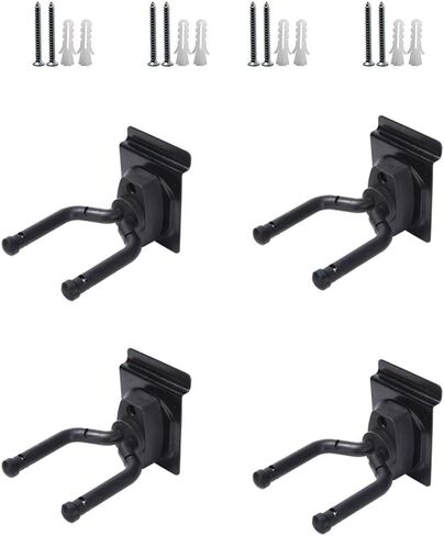 خطاف جيتار على الحائط، شماعات قاعدة للتعليق على الجيتار، ملحقات جيتار باس تعرض بشكل مثالي الآلات الموسيقية لمتجر بيع بالتجزئة الموسيقي، وغرفة النوم، وغرفة اللعب، والبار، ومساحة التدريب، عبوة من قطعتين in Kuwait