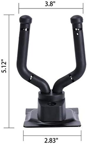 خطاف جيتار على الحائط، شماعات قاعدة للتعليق على الجيتار، ملحقات جيتار باس تعرض بشكل مثالي الآلات الموسيقية لمتجر بيع بالتجزئة الموسيقي، وغرفة النوم، وغرفة اللعب، والبار، ومساحة التدريب، عبوة من قطعتين in Kuwait