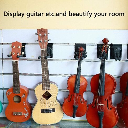 خطاف جيتار على الحائط، شماعات قاعدة للتعليق على الجيتار، ملحقات جيتار باس تعرض بشكل مثالي الآلات الموسيقية لمتجر بيع بالتجزئة الموسيقي، وغرفة النوم، وغرفة اللعب، والبار، ومساحة التدريب، عبوة من قطعتين in Kuwait