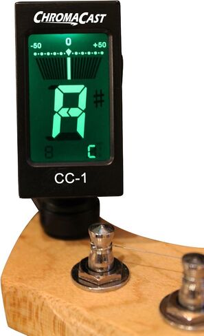 ChromaCast CC-1 Clip-on Tuner for Guitar, Bass, Violin, Ukulele in Saudi Arabia