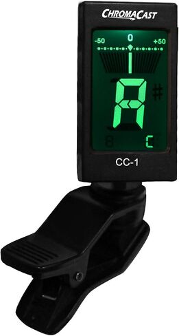 ChromaCast CC-1 Clip-on Tuner for Guitar, Bass, Violin, Ukulele in Saudi Arabia