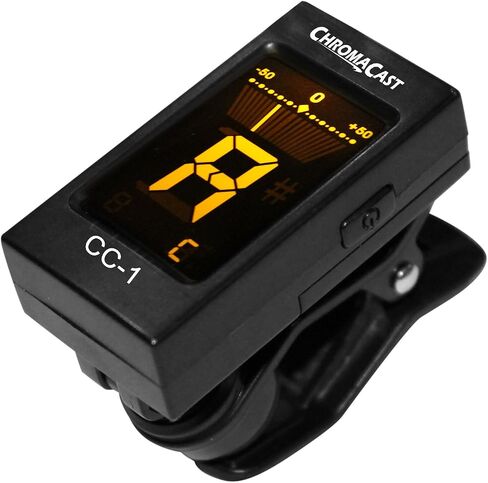 ChromaCast CC-1 Clip-on Tuner for Guitar, Bass, Violin, Ukulele in Saudi Arabia
