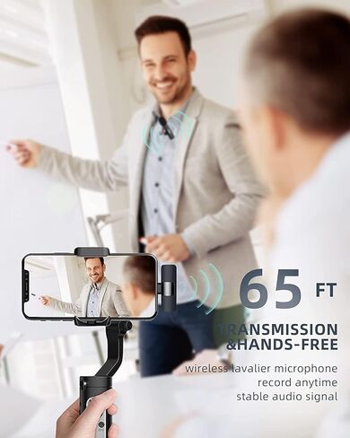 ميكروفون لاسلكي لأجهزة Android، iPhone (new 15)، الكمبيوتر الشخصي، الكمبيوتر المحمول، iPad (USB-C)، الكمبيوتر اللوحي، الكاميرا، التوصيل، تسجيل الفيديو، البث المباشر، تسجيل الفيديو، يوتيوب، مقابلة، Instagram، Facebook، TikTok (حزمة واحدة) ) in Kuwait