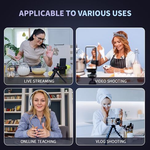 HITROLINK Wireless Lavalier Microphone for iPhone Android Camera with Furry Windproof Covers, Dual Lavalier Microphone for Interviews, Live Streaming, YouTube, TikTok, Plug-Play, 3-in-1 Receiver in Kuwait