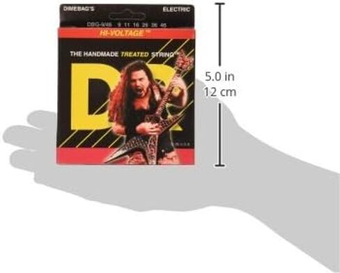 DR Strings Electric Guitar Strings, Dimebag Darrell Signature, Treated Nickel-Plated, 9-46 & Electric Guitar Strings, Dimebag Darrell Signature, Treated Nickel-Plated, 9-50 in Saudi Arabia